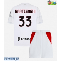 AC Milan Davide Bartesaghi #33 Bortedraktsett Barn 2026-27 Kortermet (+ Korte bukser)